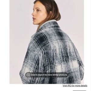 IRO Women's Monochrome Plaid Cape
